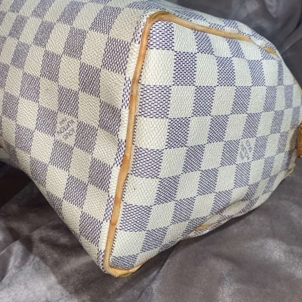 Louis Vuitton Speedy 25 Damier Azur Satchel - Picture 10 of 16